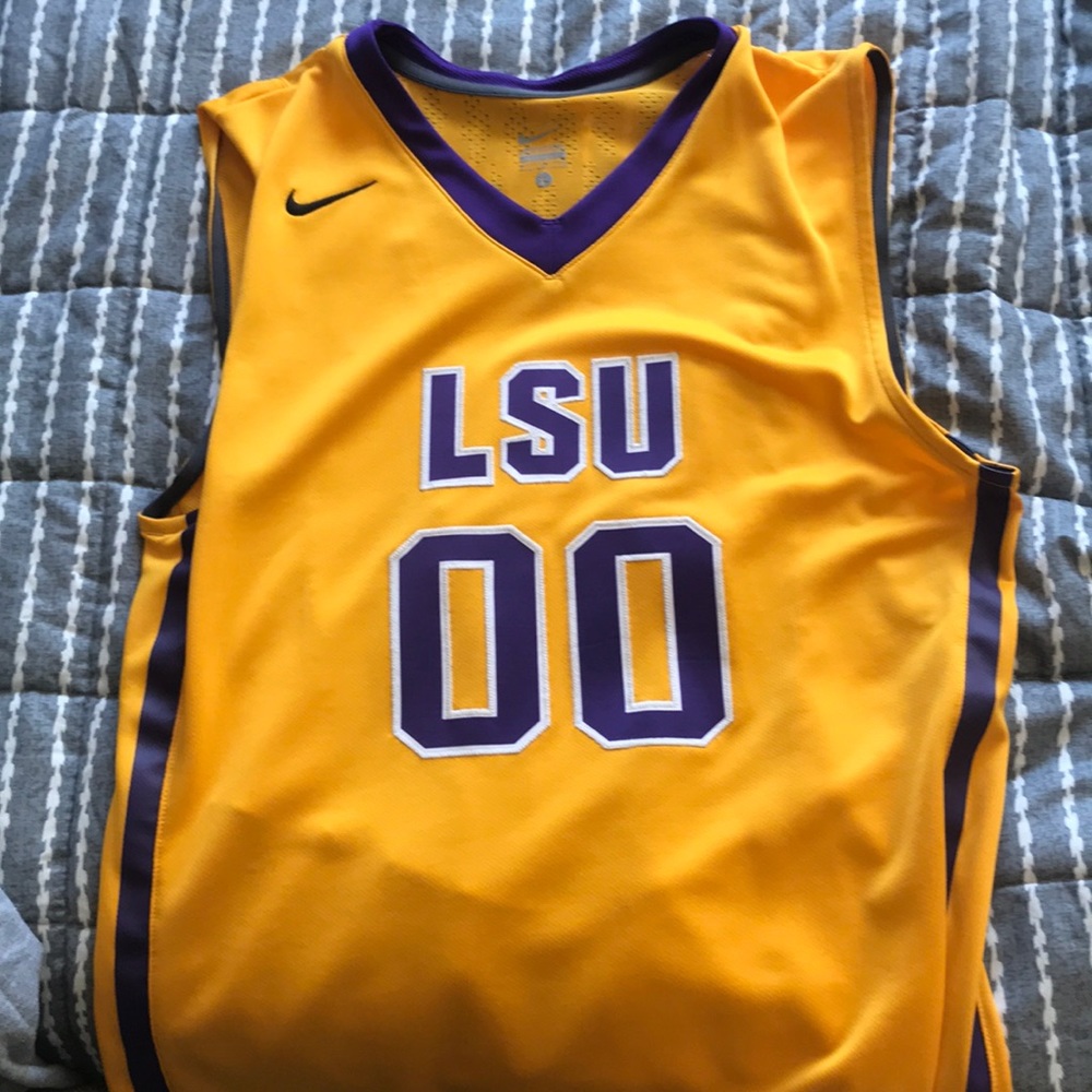 LSU basketball jersey Large
